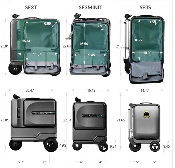 Airwheel SE3T- The Perfect Combination of Luggage and Electric Scooter--24  inch