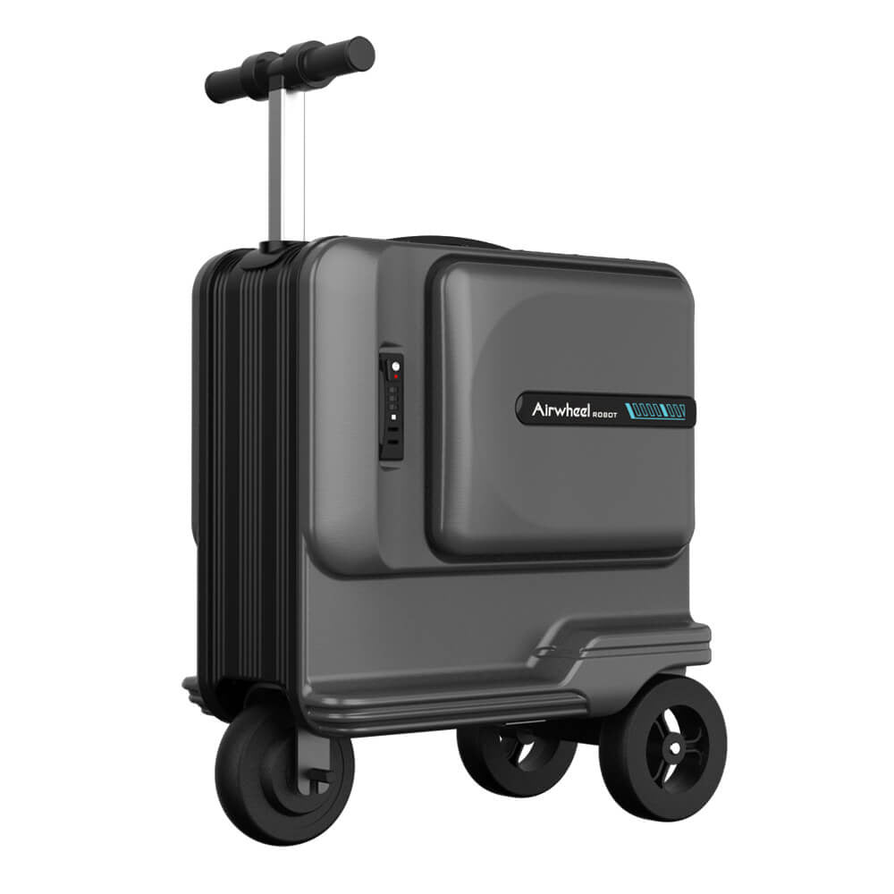 Electric carry store on luggage